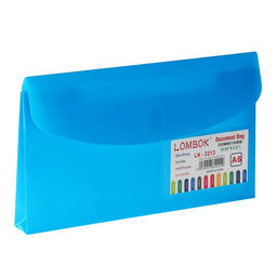 Цена за 12 шт. Папка-конверт на липучке А65, 180 мкр, с расширением, карман для визиток, МИКС - Simaland фото 2