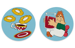 ФРЕЯ CMF-PNBM-003 Набор для раскрашивания по номерам (на магните) 9 х 9 см Чаепитие с Карлсоном