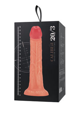 Фаллоимитатор реалистичный, RealStick CALIBER, 20 см, 3