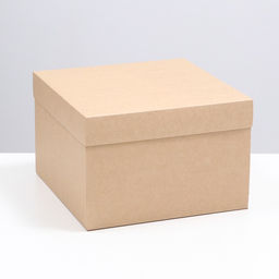 Цена за 5 шт. Коробка складная, крышка-дно, крафт, 30 х 30 х 20 см