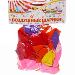 Воздушные шары 50 шт, 10"/25см "Я Богиня", (микс)