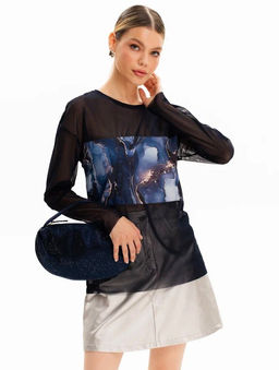 Лонгслив из сетки - Sahar art lab фото 2