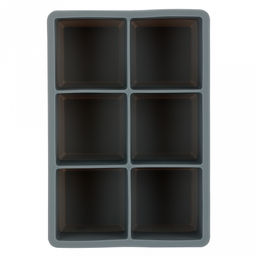 Форма для льда "Linea Silicone" 16х11x4,8см, 6 ячеек, силикон, "Regent" (Китай)