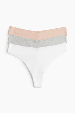 Pack de 3 bragas Brazilian efecto invisible - H&m фото 5
