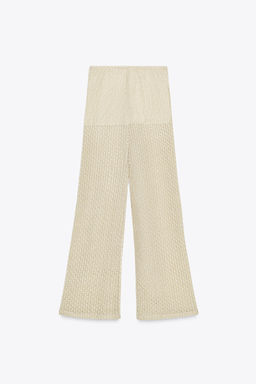 METALLIC THREAD TROUSERS - Zara фото 5