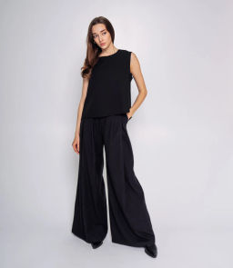 Блуза #КТ2252, чёрный