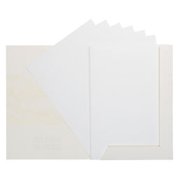 VISTA-ARTISTA PWG-A320 Папка с бумагой для акварели 100% целлюлоза 200 г/м2 A3 42 х 30 см папка 20 л. Лодочки гознак тисненая - Аква-колор фото 4