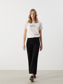 Wideleg Kad?n Jean Pantolon