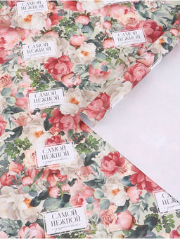 Цена за 10 шт. Бумага упаковочная «Цветы», 70 × 100 см