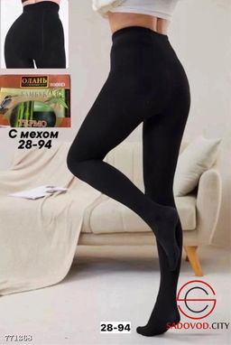 Женские колготки на меху - Bruno фото 3