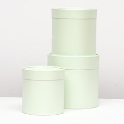 Набор коробок 3 в 1 без окна, мятный 21 х 21 - 16 х 16 см - Simaland фото 2