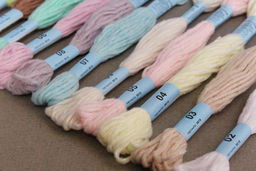 Нитки для вышивания Gamma декоративные МУЛИНЕ Cloud 100% полиэстер 12 x 6 м