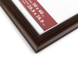 Рамка Gamma ПРК-22 30 х 40 см пластик. с оргстеклом венге