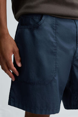 WASHED COTTON BERMUDA SHORTS - Zara фото 46