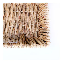 Поднос плетеный прямоугольный с ручками Walmer Arrow 45x32x8 см, цвет бежевый  фото 3