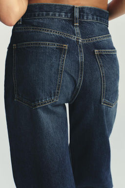TRF WIDE-LEG HIGH-WAIST FULL LENGTH JEANS - Zara фото 4