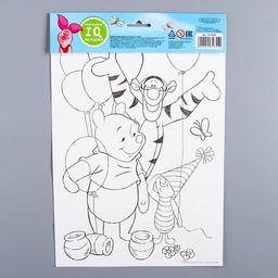 Развивающая игра на липучках, конструктор Веселые липучки, Медвежонок Винни и его друзья - Disney фото 2