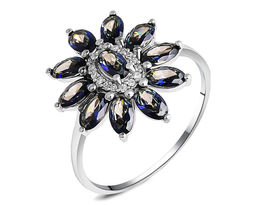 Кольцо, мистик кварц синий, Диковина2