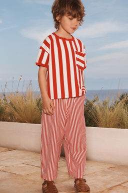 LIMITED EDITION STRIPED BALLOON TROUSERS - Zara фото 2
