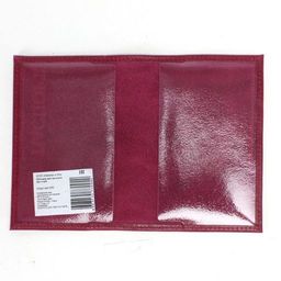 Обложка для паспорта Croco-П-400 натуральная кожа бордо крек (239) 236044  фото 2