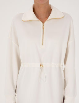 Ekru Oversize Sweatshirt