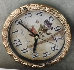 Часы настенные 17 см / WS-854 /уп 90/