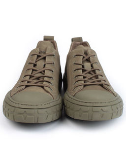 03-N72699-18 GREEN Полуботинки спортивные мужские (натуральная замша)