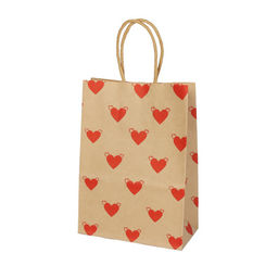 Цена за 12 шт. Пакет подарочный 21х15х8 см Любовь / M705 /уп 12/600/крафт - Галеонтрейд фото 5