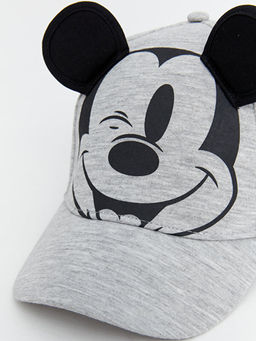 Mickey Mouse Bask?l? Erkek ?ocuk Kep ?apka - Waikiki фото 2