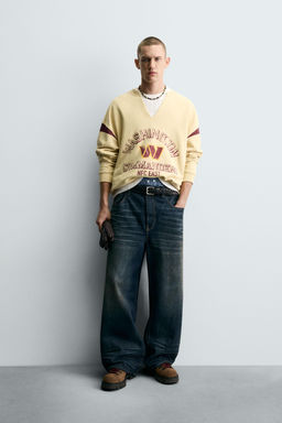 NFL WASHINGTON COMMANDERS OPEN NECK SWEATSHIRT