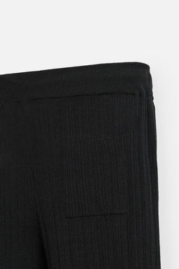 TEXTURED KNIT TROUSERS - Zara фото 9