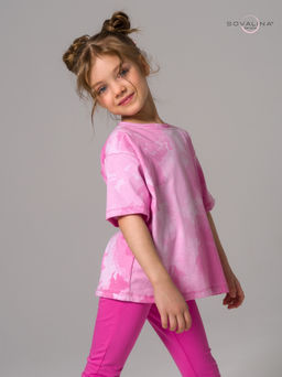 Костюм Мун тайдай розовый-ягода - Sovalina фото 2