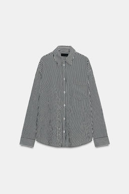 STRIPED FLOWING SHIRT ZW COLLECTION - Zara фото 5