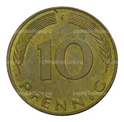 Монета 10 пфеннигов 1983 года F Германия
