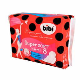 Прокладки BIBI Super Soft, 5 капель, 8 шт.  фото 6