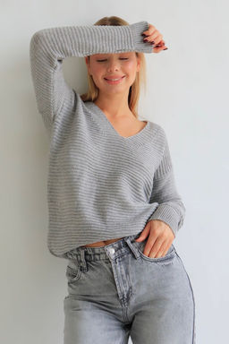 10809 Пуловер серый - Martichelli фото 24