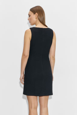 Сарафан прилегающего силуэта из твида - Mollis фото 4