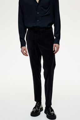 Pantalon de terciopelo cropped Slim Fit - H&m фото 2