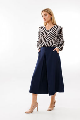 Блуза AmberA 1038-2 геометрия  фото 6