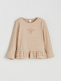 Bisiklet Yaka K?z ?ocuk Ti??rt ve Tayt