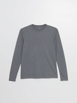 Bisiklet Yaka Uzun Kollu Erkek Sweatshirt