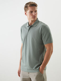 Polo Yaka K?sa Kollu Pike Erkek Ti??rt