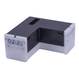 ULO-N11L-8W/6500K/90D IP40 BLACK Светильник светодиодный L-образный. Угол 90 градусов. Белый свет (4000K). 800Лм. Алюминий. Цвет черный. TM Uniel