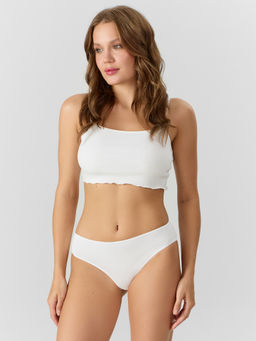 Цена за 2 штуки! Трусы слипы женские белые