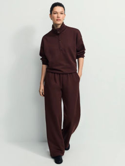 Базовые широкие брюки из хлопка / Zarina