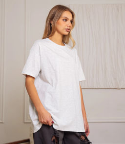 Футболка #КТ1 (22)-2, светло-серый меланж