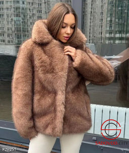 Шуба женская из искусственного меха