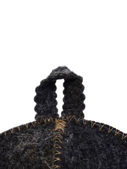 Шапка для бани вышивка "Любимый папа", темная