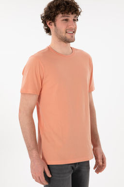 Erkek Regular Fit Bisiklet Yaka Somon Basic Ti__rt Sepette S_rpriz _ndirim - U.s. polo assn фото 4