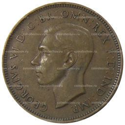1/2 пенни 1938 года Австралия